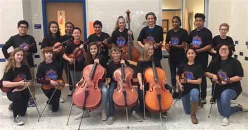 Students at Williams MS Selected for 2018 Rockwall All-City Orchestra 